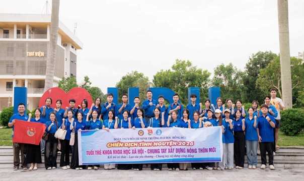 Dấu ấn mùa hè xanh 2026 của tuổi trẻ khoa Khoa học xã hội